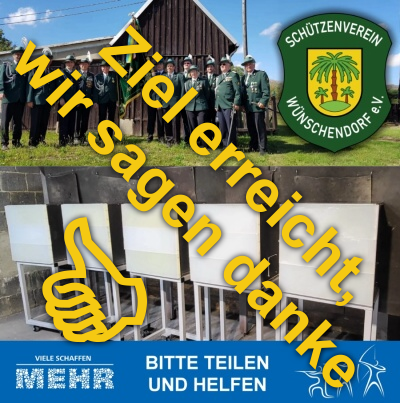 Crowdfunding - Wir sagen Danke